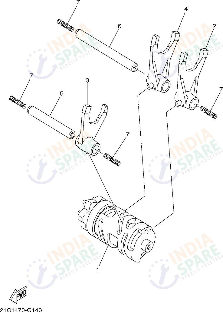 SHIFT CAM FORK